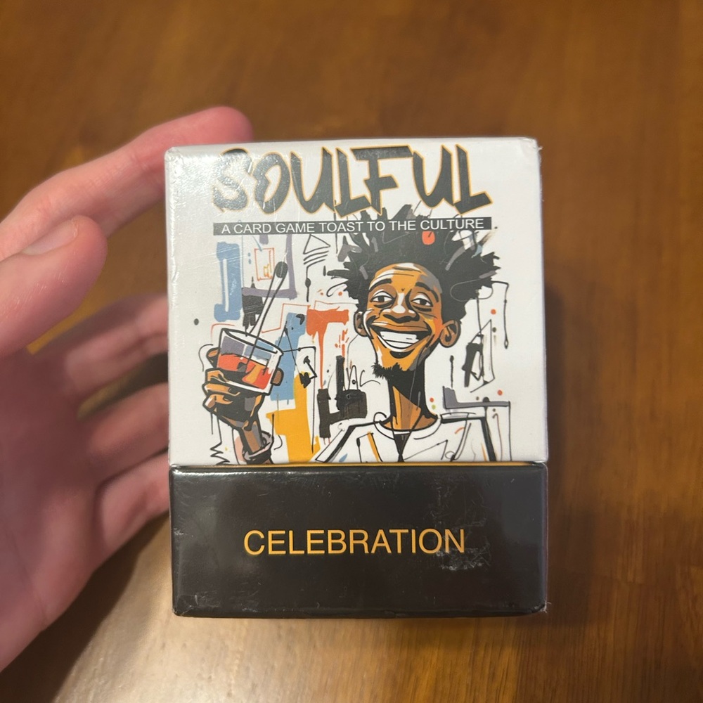 Celebration Card Game - Black and Gold